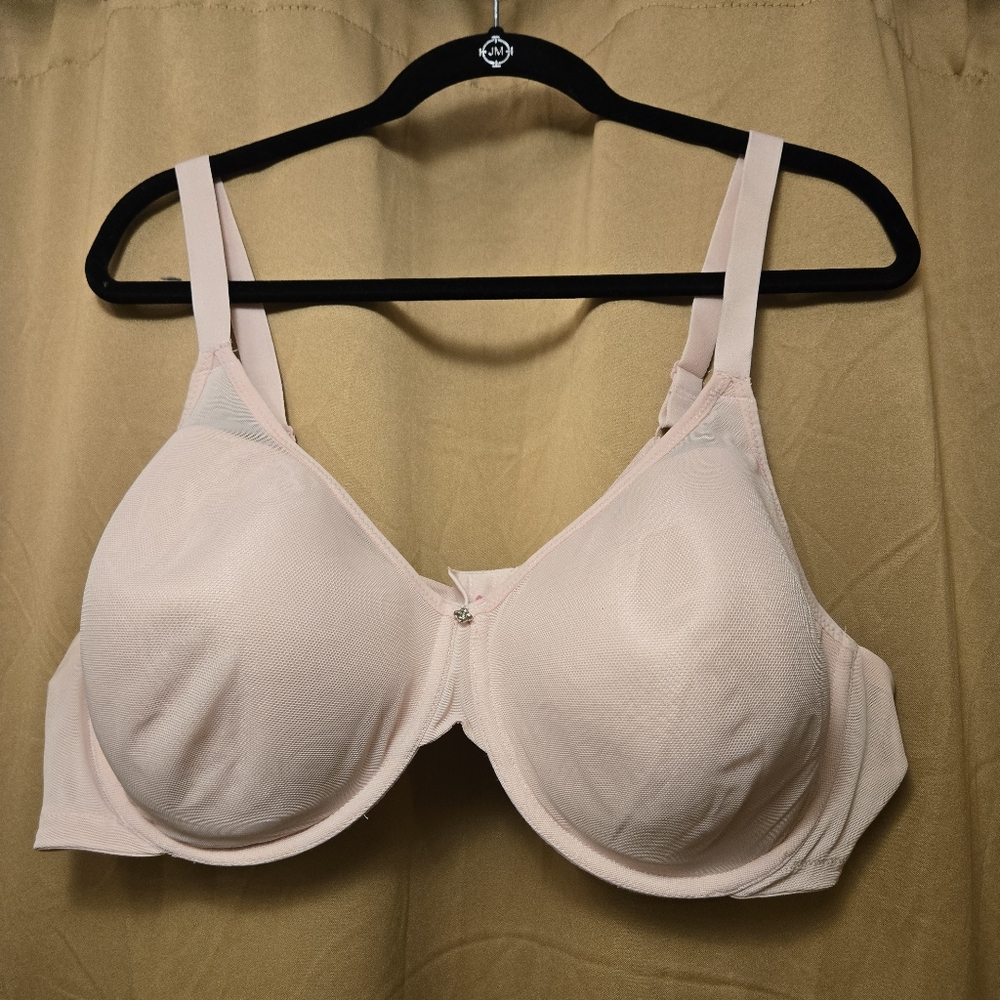 Breezies 46dd pale pink bra